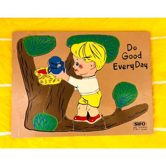 Vintage Do Good Every Day Puzzle - Picture 1 of 1